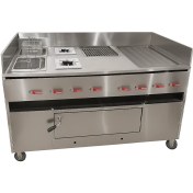 تصویر فر ساندویچ ۷ کاره چرخدار 