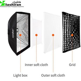 تصویر سافت‌باکس۹۰×۶۰ زنبوری گودوکس Godox Softbox Grid 