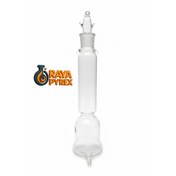 تصویر برج خشک‌کن شیشه‌ای آزمایشگاهی,برج خشکن کمرباریک 