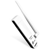 تصویر کارت شبکه USB و بی سیم تی پی لینک مدل TL-WN722N TP-Link TL-WN722N 2.4Ghz 150Mbps Wireless USB Network Adapter