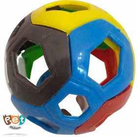 تصویر اسباب بازی پرنده مدل توپ چند تکه 