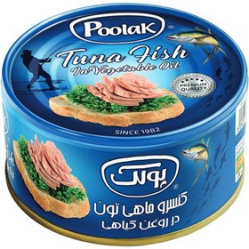 تصویر کنسرو تن ماهی کلیددار 180گرمی پولک کد 26 