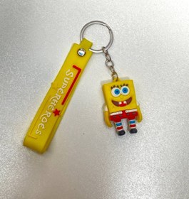 تصویر جاکلیدی باب اسفنجی Silicone keychain made in Iran