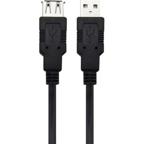 تصویر کابل افزایش طول USB 2.0 کی نت به طول 1.5 متر مدل K-CUE20015 K-NET K-CUE20015 USB 2.0 Extension Cable 1.5M