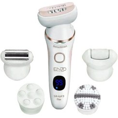 تصویر اپیلاتور شیور فیس براش و سنگ پا انزو پروفیشینال Enzo Professional EN-0106 