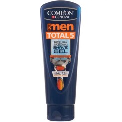 تصویر ژل اصلاح مردانه مدل توتال 200میل کامان Comeon Shave Gel Total For Men 200ml