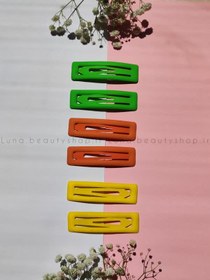 تصویر گیر موی تق تقی رنگی جفتی - نسکافه ای 