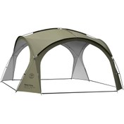 تصویر سایه بان گنبدی تیرک فایبرگلاس شاین تریپ 