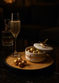 تصویر سینی گردکف چوب رایکا 