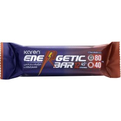 تصویر پروتئین بار کارن طعم شکلات وزن ۴۵ گرم 