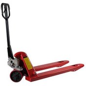 تصویر جک پالت دستی حداکثر ظرفیت ۳ تن عرض ۵۵ سانتیمتر Manual pallet jack, maximum capacity 3 tons, width 55 cm