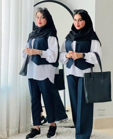 تصویر مانتو سه تیکه اداری و دانشجویی 