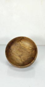 تصویر کاسه چوبی(چوب گردو) wooden bowl