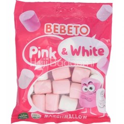 تصویر مارشمالو ببتو مدل Pink & White وزن 70 گرمی Bebeto Pink & White Marshmallow 70g