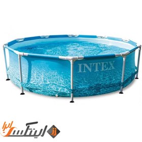 تصویر استخر پیش ساخته طرح اقیانوسی اینتکس intex 28208