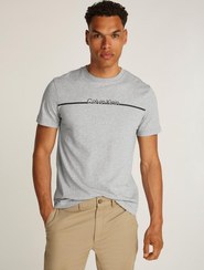 تصویر تی‌شرت آستین کوتاه لوگو برند Calvin Klein Logo Short Sleeve T-Shirt