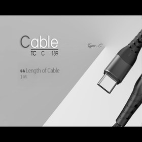 تصویر كابل شارژ برند tsco مدل TCC189 charging cable brand TSCO model TCC189