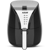 تصویر سرخ‌کن بدون روغن آزور مدل AZ-407AF با توان 1500 وات و ظرفیت 3.2 لیتر Azor oil-free fryer, model AZ-407AF, with a power of 1500 watts and a capacity of 3.2 liters