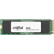 تصویر حافظه اس اس دی اینترنال کروشیال E100 M.2 2280 NVMe ظرفیت 1 ترابایت Crucial E100 M.2 2280 NVMe 1TB Internal SSD