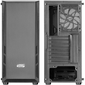 تصویر کیس کامپیوتر گرین Arad RGB Mid Tower مشکی Green Arad RGB Mid Tower Black Computer Case