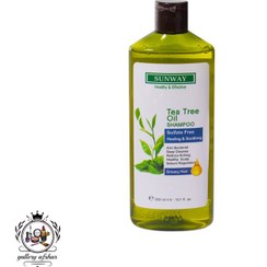 تصویر شامپو موهای چرب سان وی Sunway Tea Tree Oil For Greasy Hair Shampoo 300ml