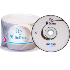 تصویر دی وی دی دکتر دیتا باکس دار 50 عددی (Dr.Data) کارتن 600 عددی (فقط عمده) ا Dr.Data DVD-R Dr.Data DVD-R