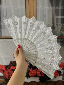 تصویر بادبزن عروس کد ۳۲۴ 