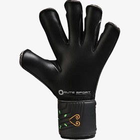 تصویر دستکش دروازه بانی ELITE رنگ مشکی اورجینال سایز ۱۱ - سایز ۱۱ ELITE goalkeeper gloves