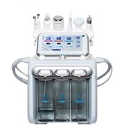 تصویر دستگاه هیدروفیشیال 6 کاره متورسنگین Hydrafacial Machine 6 In 1 New Face