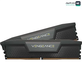 تصویر رم کامپیوتر DDR5 دو کاناله 5200 مگاهرتز CL40 کورسیر مدل Vengeance ظرفیت 16 گیگابایت Corsair Vengeance 16GB DDR5 5200MHz CL40 Dual Memory