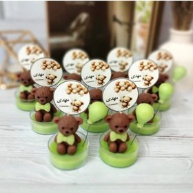 تصویر گیفت تدی وارمری در رنگبتدی دلخواه 