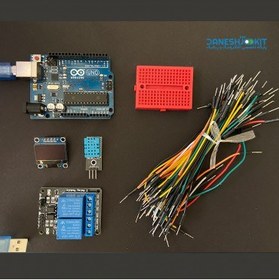 تصویر کیت نمایشگر ترموستات دما و رطوبت آردوینو ARDUINO 