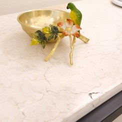 تصویر پیاله طوطی برنجی | مدل اطلسی 