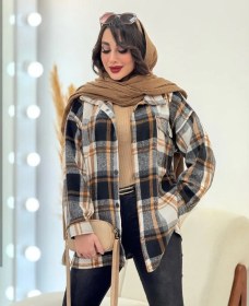 تصویر شکت پشمی بغل دکمه 