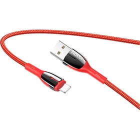 تصویر کابل شارژ هوکو مدل U89 با سری لایتنینگ ا HOCO U89 Safeness USB to Lightning charging data cable HOCO U89 Safeness USB to Lightning charging data cable