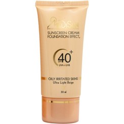 تصویر کرم ضد آفتاب کرمپودری +SPF 40 مدیسان (مناسب پوست چرب و حساس) Medisun 