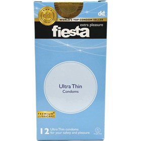 تصویر کاندوم نازک فیستا مدل Ultra Thin بسته 12 عددی 