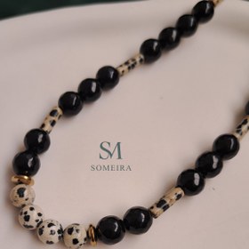 تصویر گردنبند سنگ طبیعی کد ۱۰۴ 