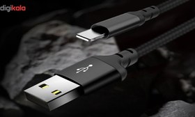 تصویر کابل تبدیل USB به لایتنینگ هوکو مدل x14 به طول 1 متر قرمز کابل تبدیل