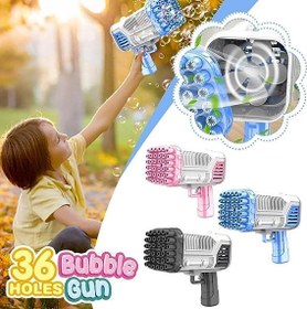 تصویر تفنگ حباب ساز 456-Electric Bubble Toys 13A 