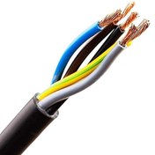 تصویر کابل برق افشان 2 در 4 (4×2) خراسان افشارنژاد Flexible cable 2*4 Khorasan Afsharnejad