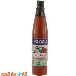 تصویر سس فلفل تند با طعم سیر 88گرم گلوریا 