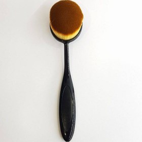 تصویر براش قاشقی آرایشی سایز بزرگ (براش مسواکی) Large size cosmetic spoon brush (toothbrush)