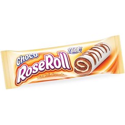 تصویر کیک رولتی شکلات سفید کاکائویی با کرم کاپوچینو – نرم، معطر و خوش طعم White Chocolate Cocoa Roll Cake with Cappuccino Cream – Soft & Aromatic