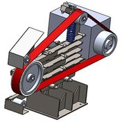 تصویر دانلود مدل سه بعدی دستگاه سنباده نواری Polishing machine 