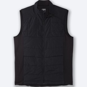 تصویر جلیقه ورزشی مردانه بروکس Brooks shield Hybrid vest مشکی 