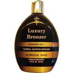 تصویر لوسیون سولاریوم EB مدلLUXURY BRONZERحجم 400 میل 