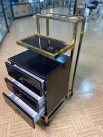 تصویر ترولی جاسشواردار کشودار فلزی 