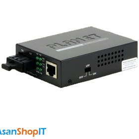 تصویر مبدل فیبر نوری (مدیا کانورتور) پلنت مدل FT-802S15 Planet FT-802S15 Optical Fiber Media Converter