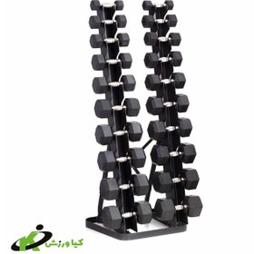 تصویر خرید رک دمبل کیاورزش kv0290 kiavarzesh dumbbell rack kv09290